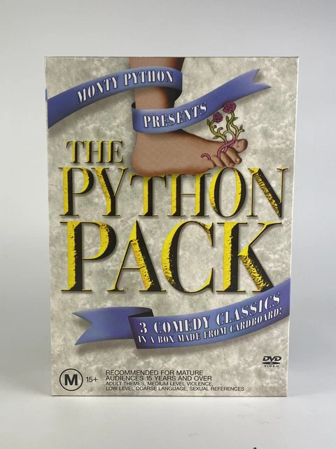 MONTY PYTHON PRESENTS The Python Pack - 4 Disc DVD Box Set Region 4 $19 ...