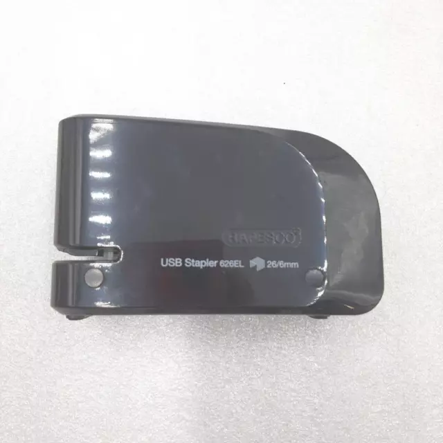 Rapesco 1454 USB Batterie Heftgerät USB Kabel Typ 26 6mm Heftklammern Schwarz au