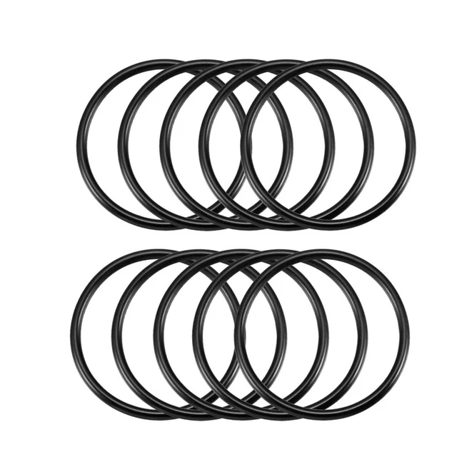 Lot De 10 Joints Toriques O-Ring En Caoutchouc Nitrile - 2,5x19 Mm, Noir - Marque Uxcell, Neuf