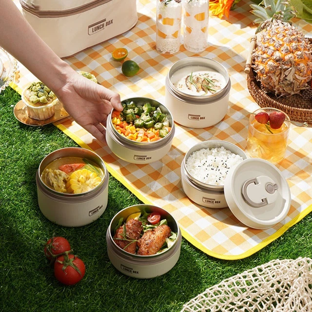 KEEP YOUR FOOD Warm and Fresh with Stainless Steel Insulated Lunch Box ...