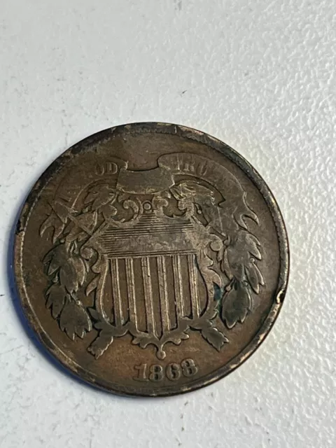 1868 Two Cent Piece