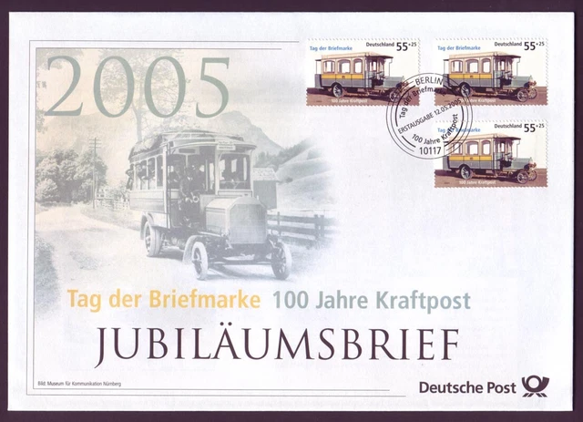 Bund Jubiläumsbrief 2005 Mi.Nr. 2456 ESST Tag der Briefmarke