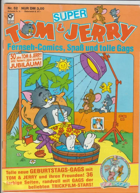✪ Super Tom und Jerry Nr.52, Condor Verlag 1990 | COMIC | SEHR GUT