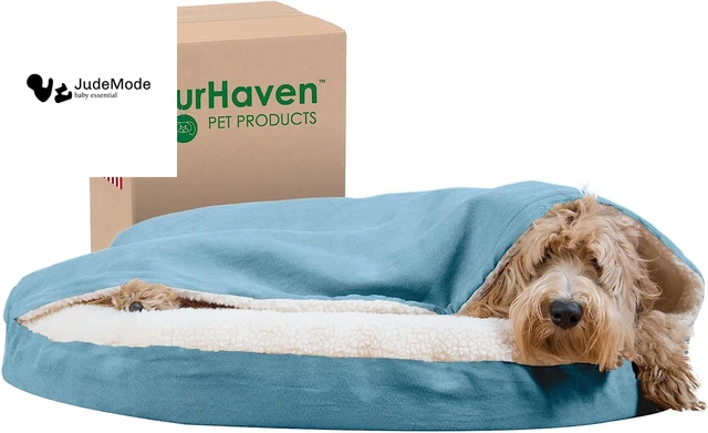 Furhaven Cozy Pet Beds for Small, Medium, and Large Dogs and Cats - Snuggery Ho