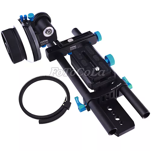 Fotga DP500II QR follow focus A/B stops +15mm rail rod support rig for 5D II III