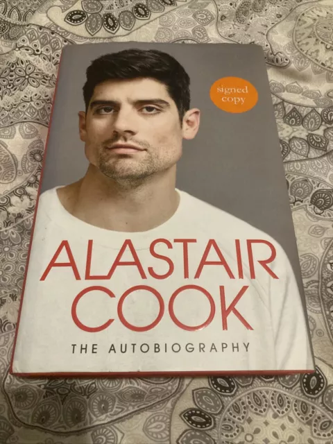 Sir Alastair Cook - The Autobiography First Signed Edition Ashes England Cricket