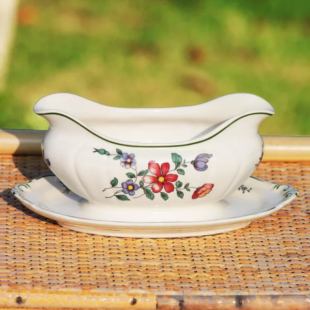 Ancienne saucière Villeroy & Boch Mettlach modèle Alt Strassburg