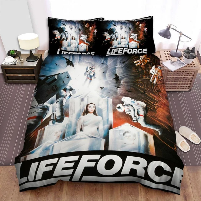 LIFEFORCE 1985 ASTRONAUT The Iced Bodies Movie Poster Quilt Duvet Cover