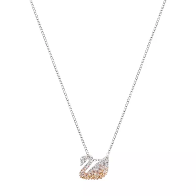 Swarovski Necklace Iconic Swan Pendant, Small -5215038 New