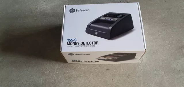 Safescan 155-S Noir - Détecteur automatique de faux billets pour une vérifica...