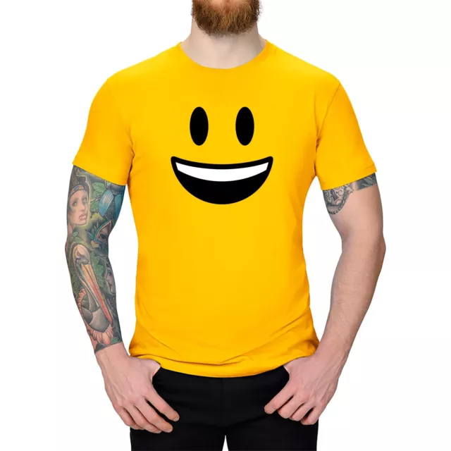 T-Shirt Emoji hervorragend lachen ausgelassen Vor-freude 13 Farben XS-5XL