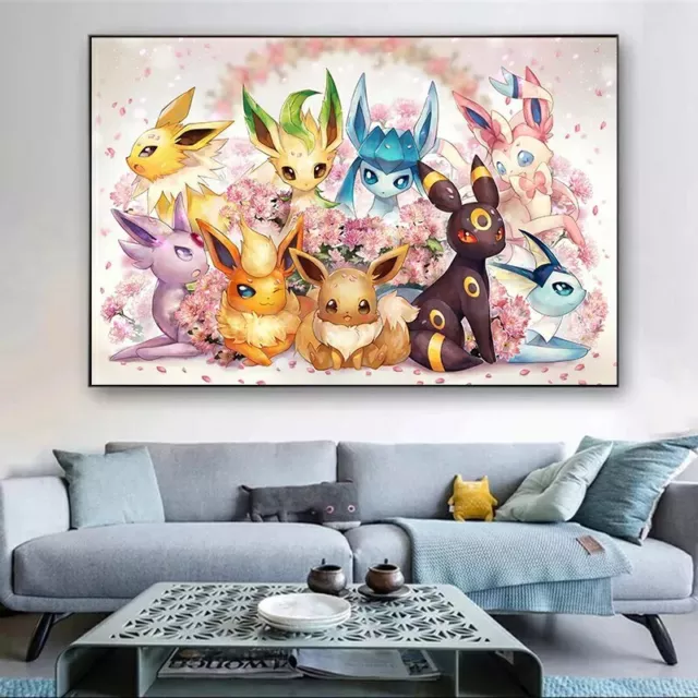Poster Pokemon Evoli : Décoration Murale Originale