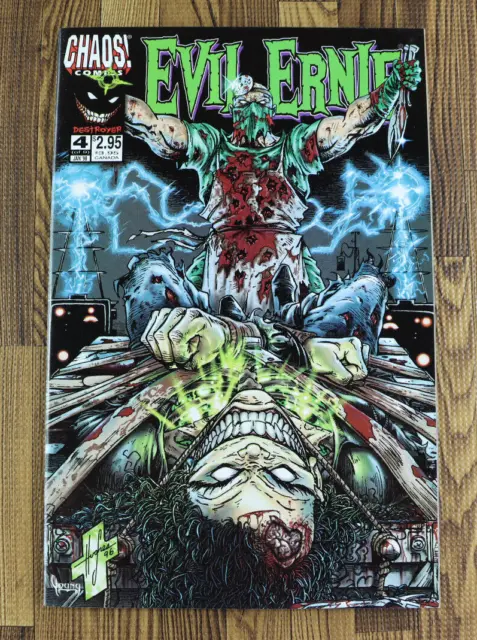 1998 Chaos Flip Comics Evil Ernie Destroyer #4 First Printing VF/VF+