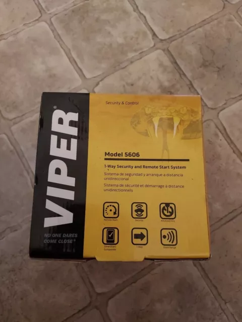 Viper 5606V 1 Way Car Alarm Security and Remote Start System