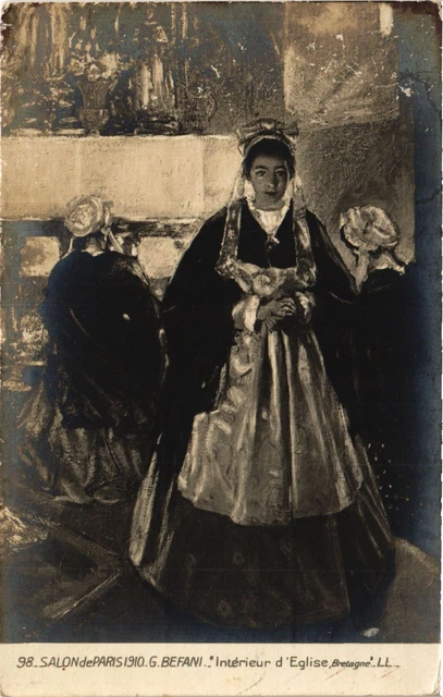 CPA AK Salon de Paris. G. BEFANI Iterieur de l'Eglise (706700)
