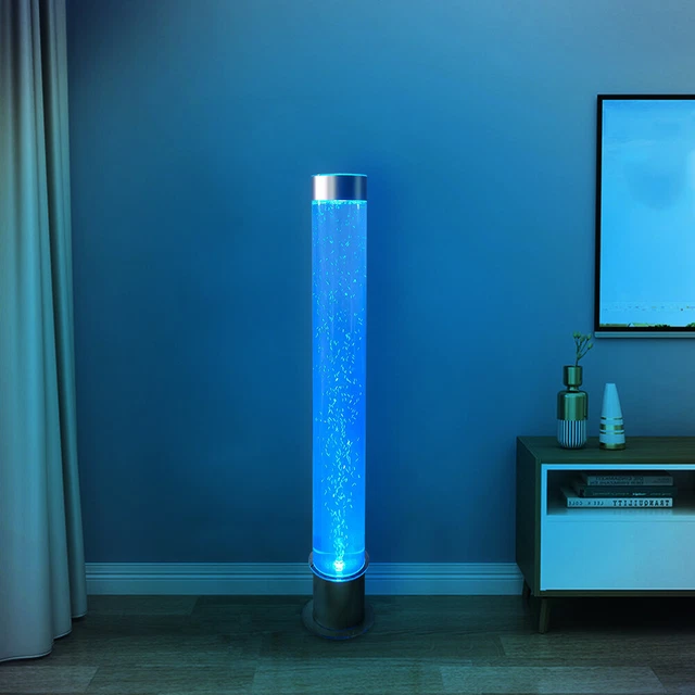 Colorful Color Changing LED Lights Indoor Water Fountain Acrylic Fish Tank Decor