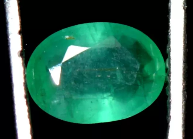 Deep Green 0.95 Ct 100% Natural Colombian Emerald Untreated AGSL Certified Gem 3