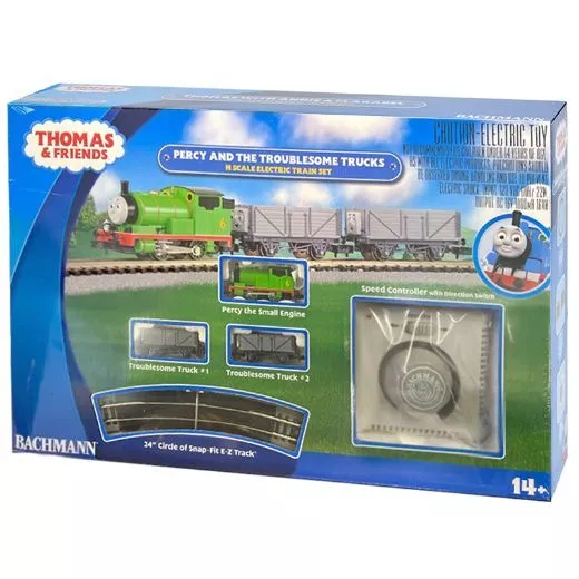 Bachmann 24030 Percy And Troublesome Trucks Train Set (Thomas Range) N Gauge