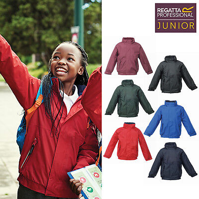 Regatta Junior Kids Dover Jacket TRW418 - Childrens Waterproof/Windproof Coat