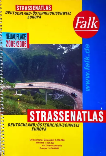 Falk - Strassenatlas - Deutschland/Österreich/Schweiz Europa - 2005/2006