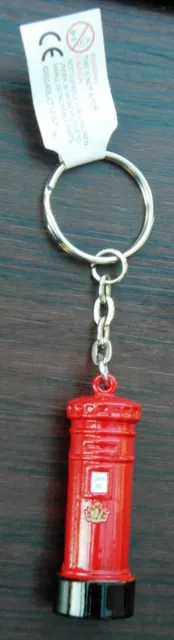 Letter Box Post Key Ring Keyring Old GPO UK Souvenir London Red Mail Letterbox