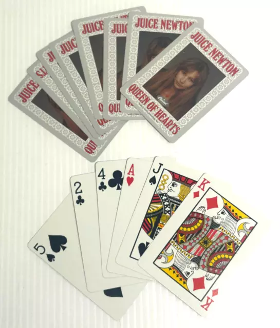 Vintage Juice Newton Promo Capitol Records Playing Cards Country Music Singer