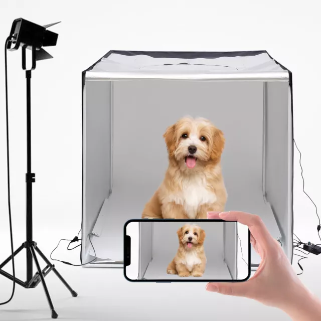 39 Inch Portable LED Photo Light Box Lighting Tent Room Cube Studio Photography