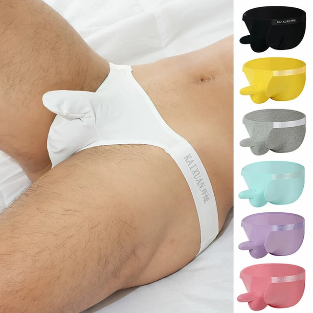 Slip Uomo Vita Bassa In Seta Ghiaccio – Biancheria Intima Traspirante Ultraleggera, Sexy Bikini, Confezione Taglie S/M/L/XL