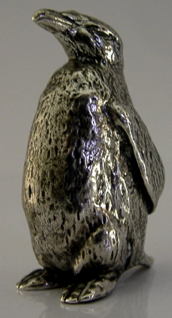 Figurine Vache Miniature Argent Sterling 925 - Vintage JMS ? 22,7g, Rare