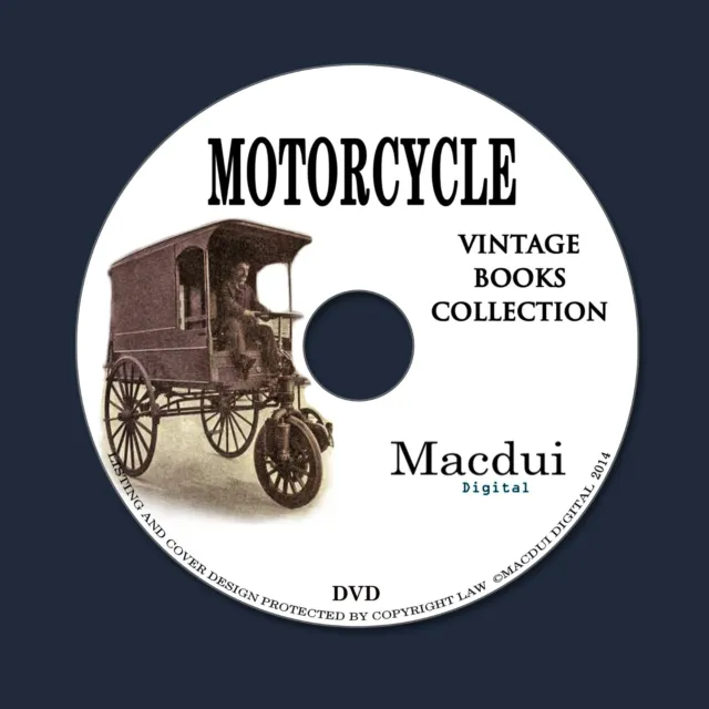 Cycling & Motorcycles - Vintage Collection 69 PDF E-Books 2 DVD Bicycle,Tricycle 3
