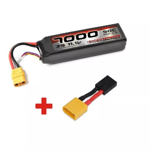 mobo-racing TRX-LiPo 3S 11,1V 7000mAh 50C Akku Semi-Soft Case Traxxas