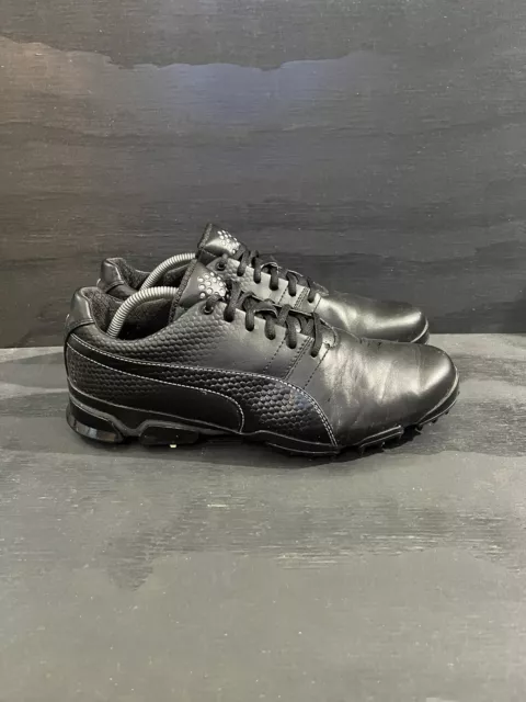 Zapatos de golf Puma para hombre talla 10 TitanTour negros Ignite 188656 06