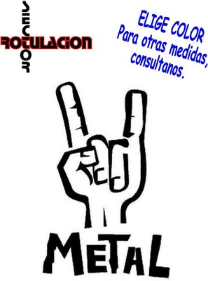 Logo Mano simbolo Paz Saludo Motero Pegatina Vinilo Sticker Adhesivo Moto p745 