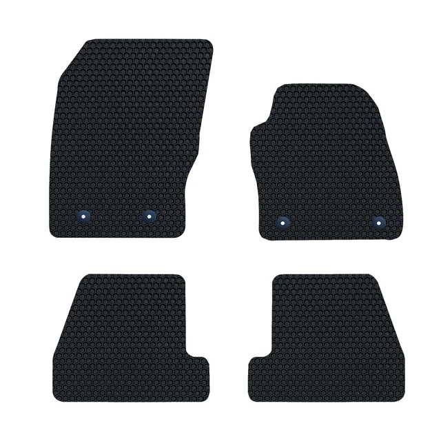 FORD FOCUS MK3 20122018 GENUINE LUXURY Rubber Car Floor Mats Black Set