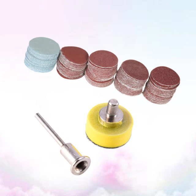 100 Pcs Sanding Discs Pad Backer Plate Kit Surface Conditioning Repair
