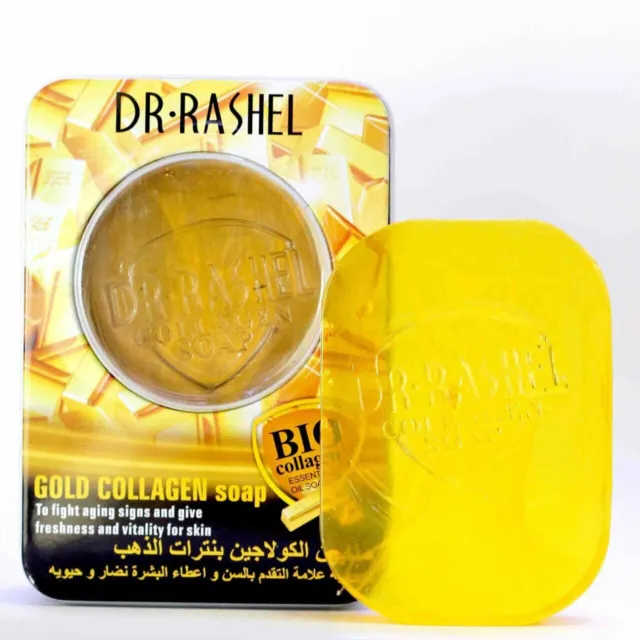 Skin Lightening Soap Whitening Moisturising Bar 24K Bio Gold Organic Anti-Ageing