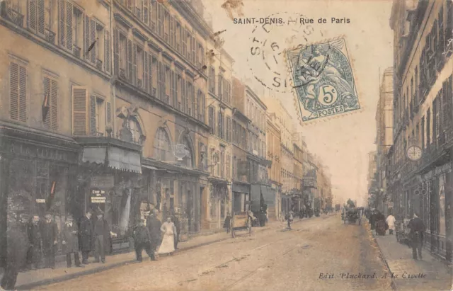 Cpa 93 Saint Denis / Rue De Paris