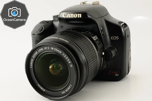 US DUTY PAID] N MINT Canon EOS Kiss X2 Digital Camera + EF-S 18