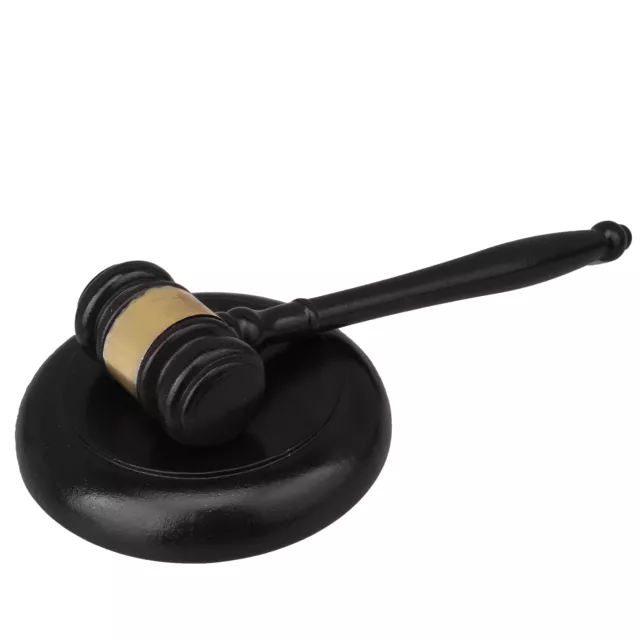 Wooden Handcrafted Hammer Wood Gavel Sound Block for Lawyer Judge Auction Sale