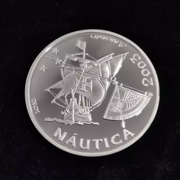 10 Euro Portugal 2003 "Nautica" Silber PP