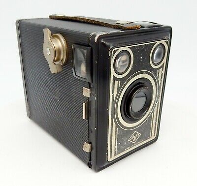 Agfa Vintage Agfa Box Camera With Original-Ledertasche Black 