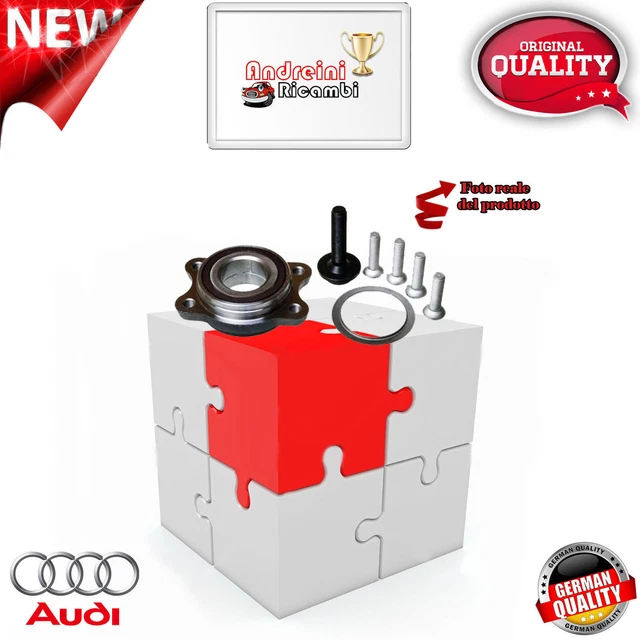 Cache Moyeu 135mm Pour Audi A6 Limousine (4F/C6) 2004-2008 - 4 Pièces, ABS Noir