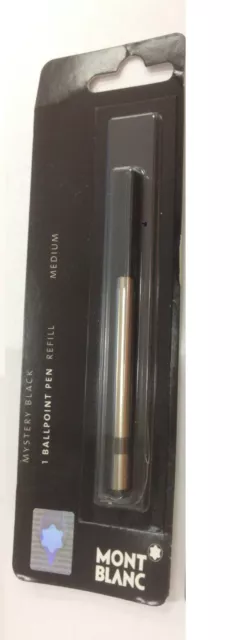 Montblanc Rollerball Pen Refill   1/PK  Mystery Black Ink #107865 -NEW GERMANY