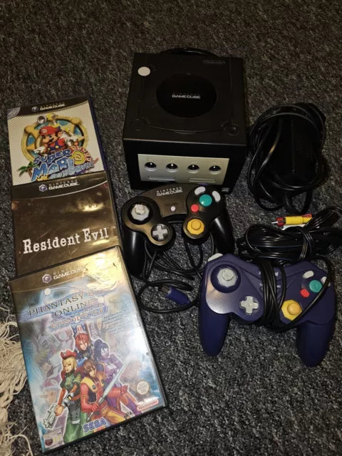 Ninendo Gamecube Bundle - With 3x Games, 2x Controllers & Cables - Mario ✅️✅️