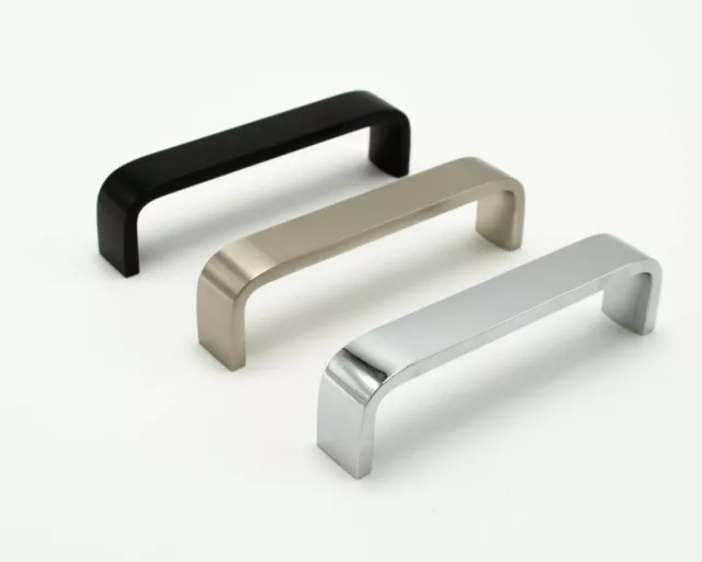 4" Kitchen Bathroom Cabinet Handles U-Pull Knobs Nickel Drawer Cupboard Lot