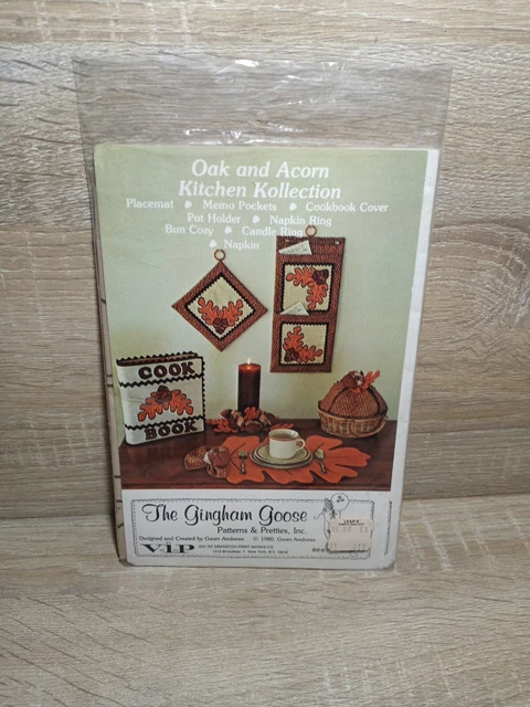 Oak and Acorn Kitchen Kollection Craft Sewing Pattern by The Gingham Goose
