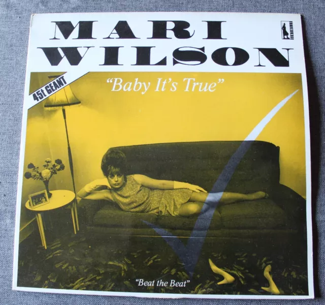 Mari Wilson, baby it's true / beat the beat, Maxi Vinyl