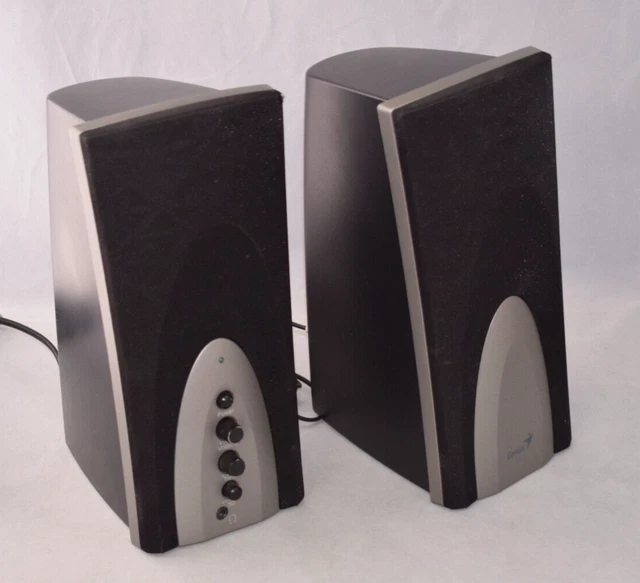 VINTAGE PC SPEAKERS Genius SP-K16 for PC Computer 2.0 Retro RARE £19.97 ...