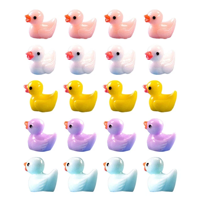 50 Pcs Bonsai Decoration Landscape Duck Artificial Duck Miniture Ducks Props