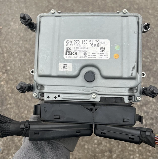 MERCEDES BENZ S550 Cls550 E550 V8 Engine Control Module Unit Ecu Ecm ...